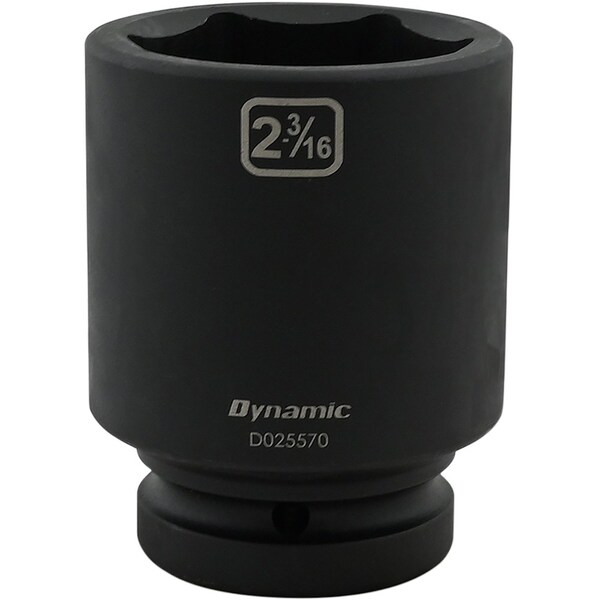 1" Drive Deep Socket, Black Phosphate, Tools 2-3/16" X 1" Drive, 6 Point Deep Length